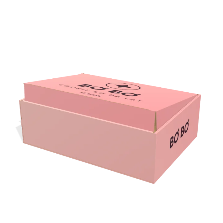Mẫu hộp shop online thiết kế bằng Pacvina