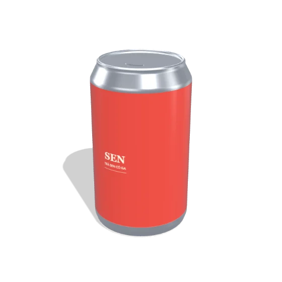 Mockup 3D Lon nhôm