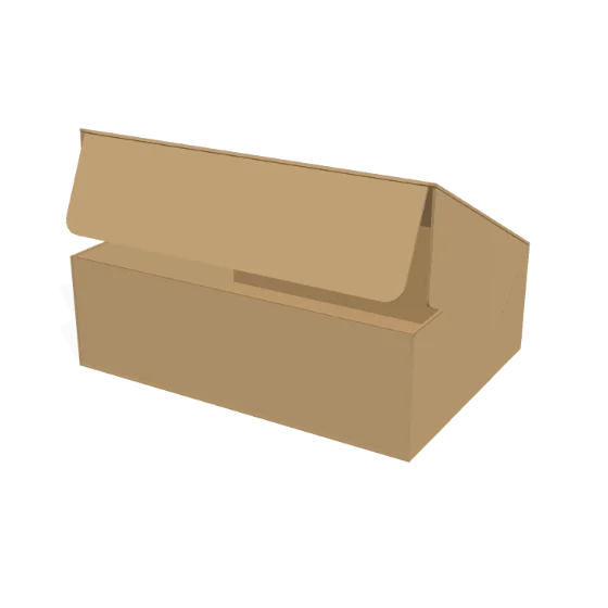 Mockup 3D Hộp nắp liền (mailer)