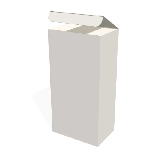Mockup 3D Hộp nắp gài ngược
