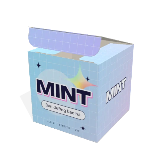 Mockup 3D Nắp gài thẳng (STE)